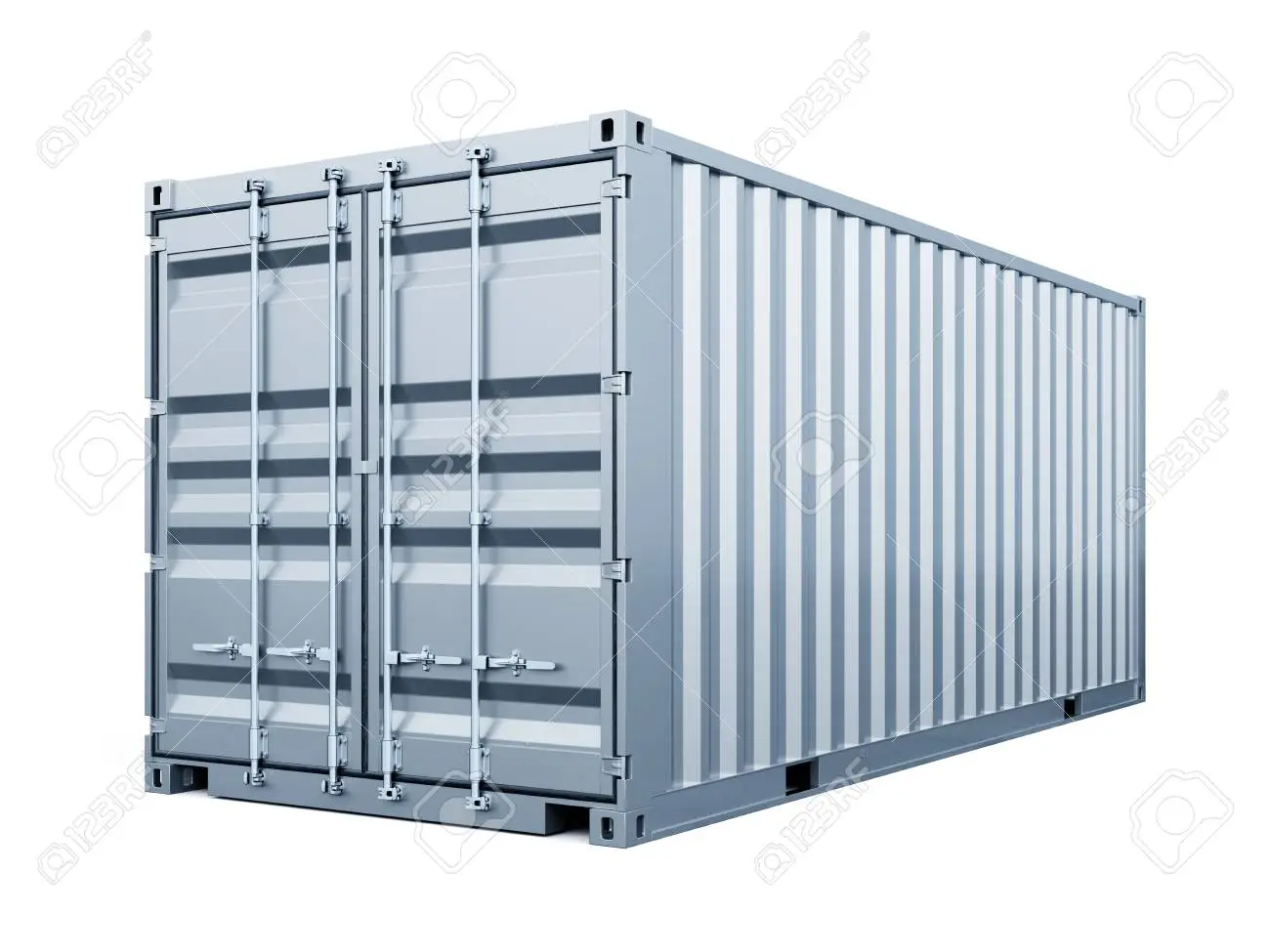 118938686-cargo-container-shipping-freight-silver-color-logistics-and-see-transportation-business-concept-3d-r